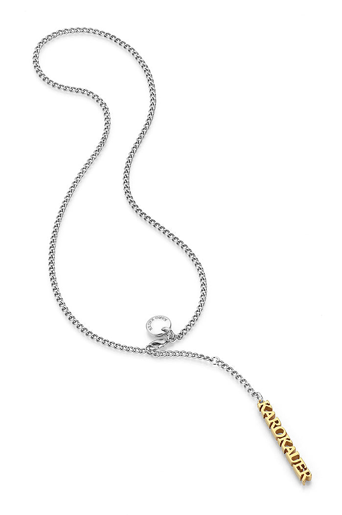 Karo Kauer KK Y-Necklace Bicolor Silver/Gold Vatertagsangebot