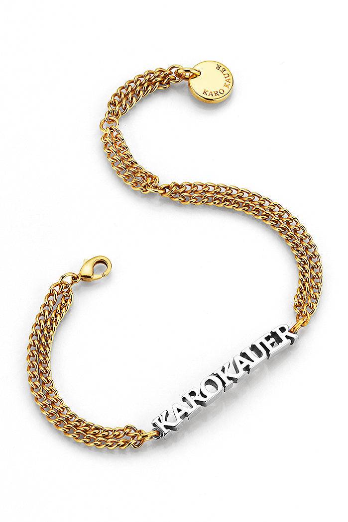 Karo Kauer KK Bracelet Bicolor Gold/Silver Blitzangebot