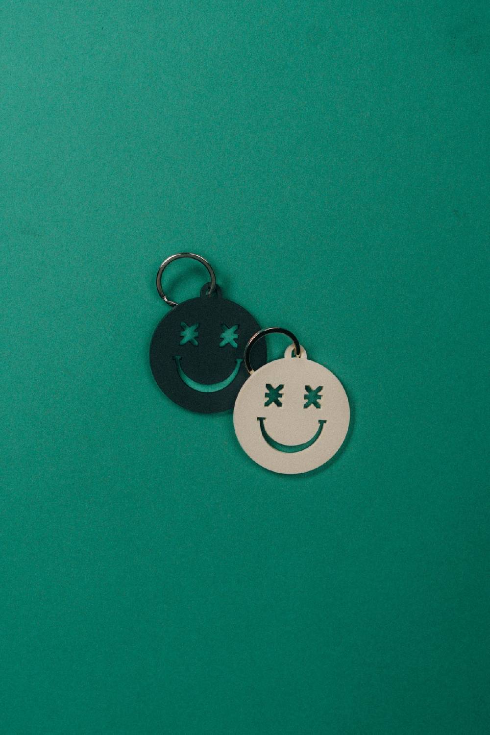 Karo Kauer Keychain Smiley Black Letzte 3 Tage