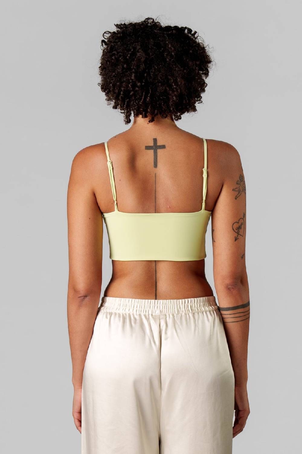 Karo Kauer Cropped Top Matcha Fabrikpreis