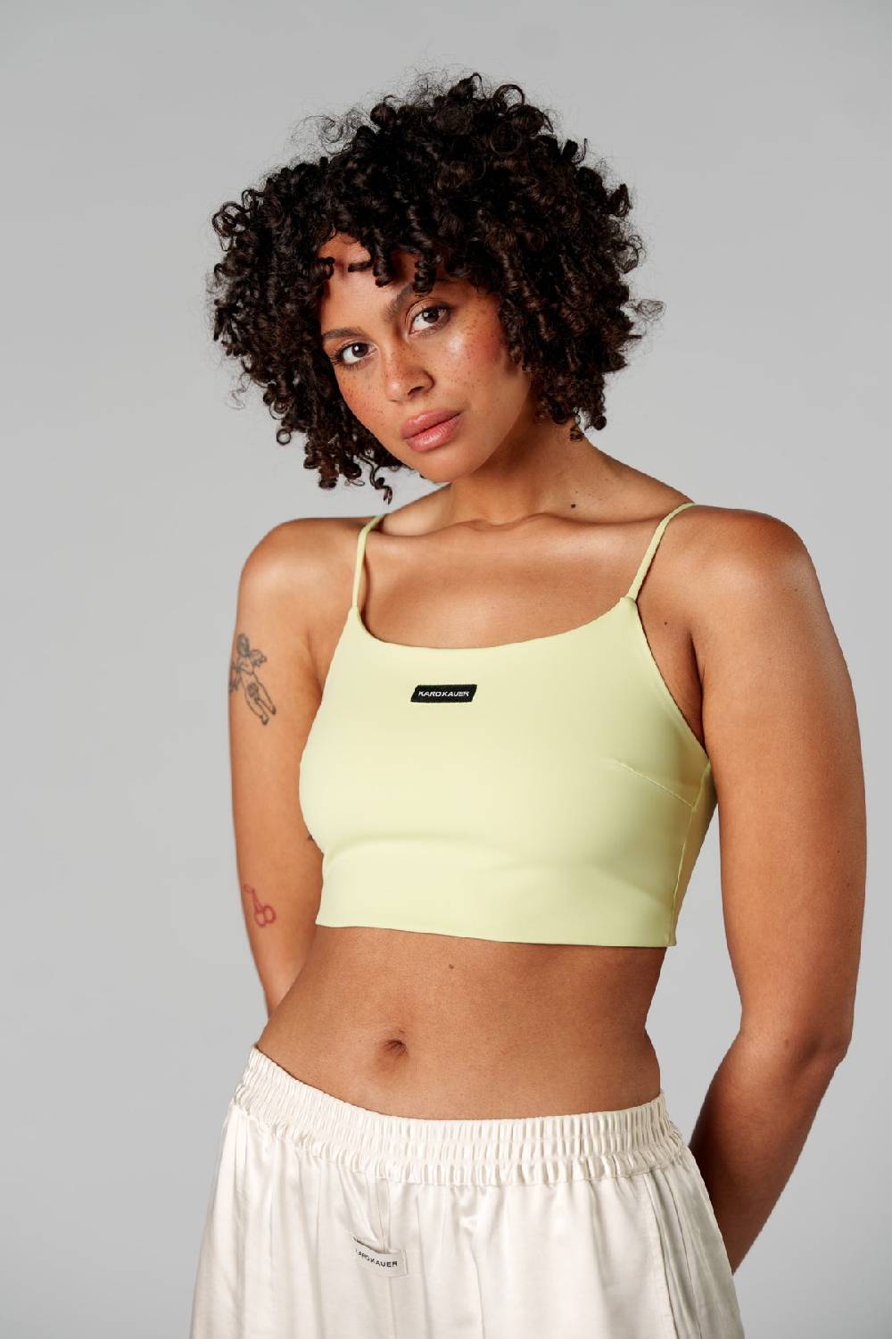 Karo Kauer Cropped Top Matcha Fabrikpreis