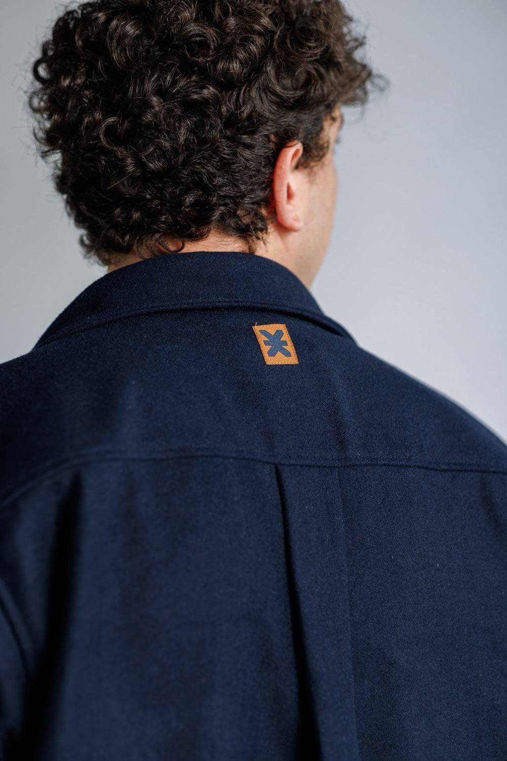 Karo Kauer Overshirt Dark Blue Großer Ausverkauf