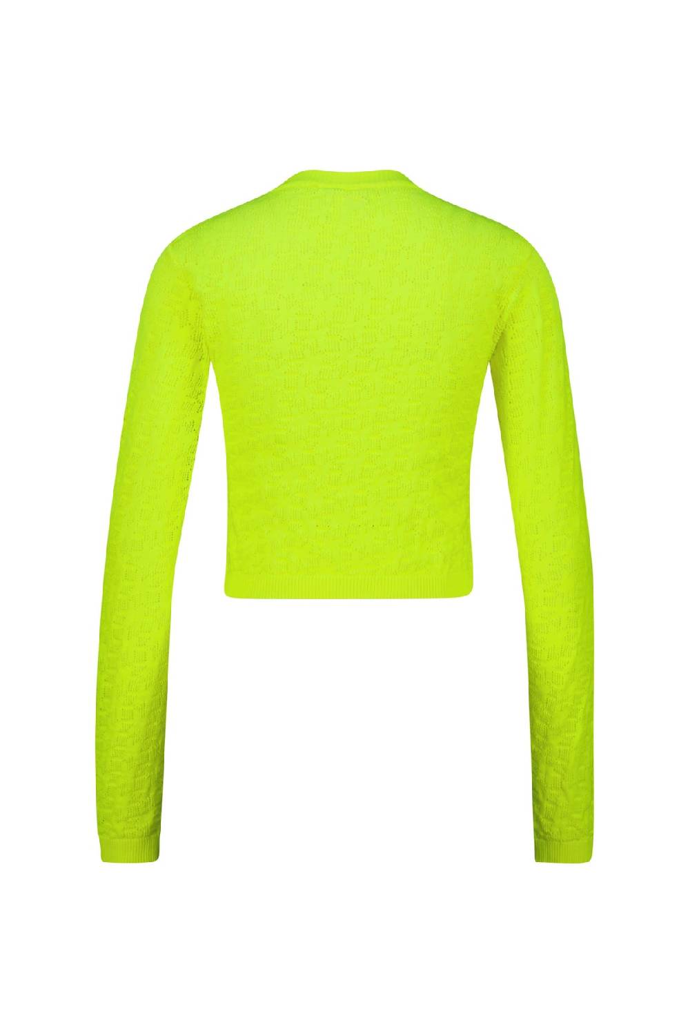 Karo Kauer Knit Shirt Cropped Neon Lime Begrenztes Angebot