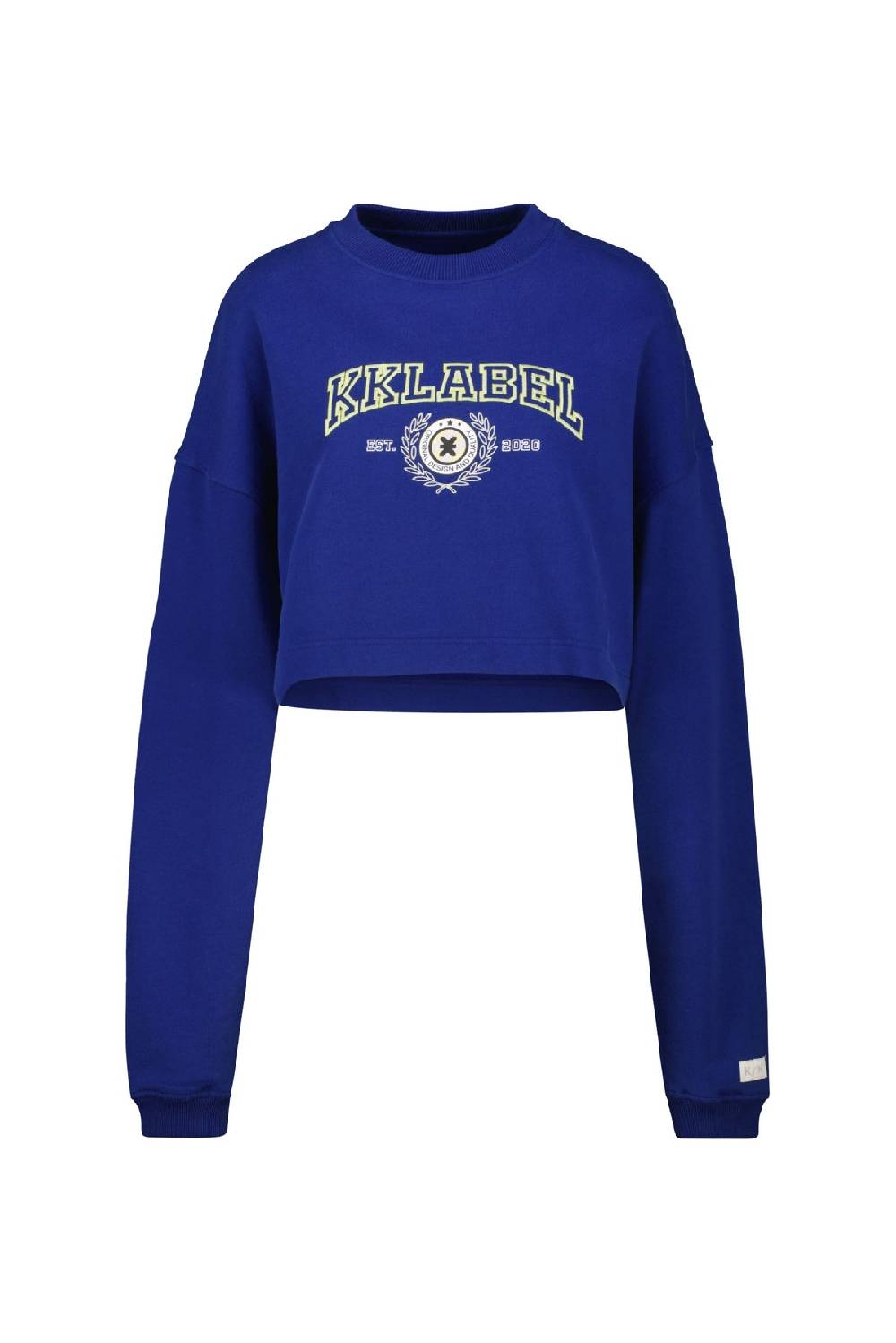 Karo Kauer Sweater Cropped Dark Blue Exklusive Angebote