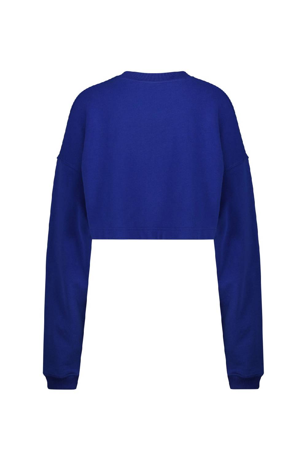 Karo Kauer Sweater Cropped Dark Blue Exklusive Angebote