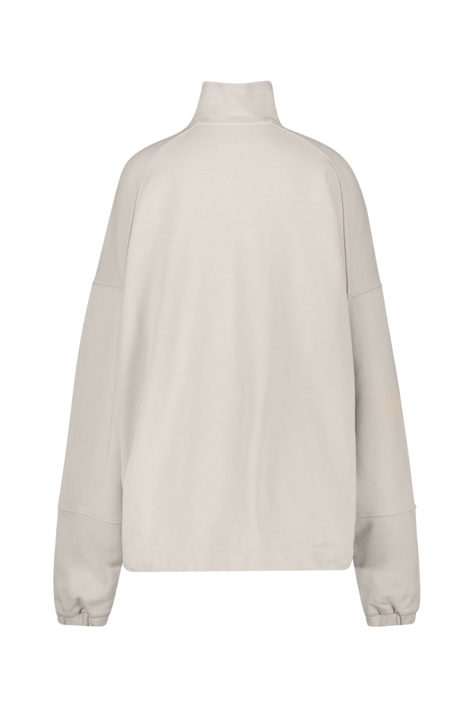 Karo Kauer Zipped Sweater Silver Grey Große Rabatte