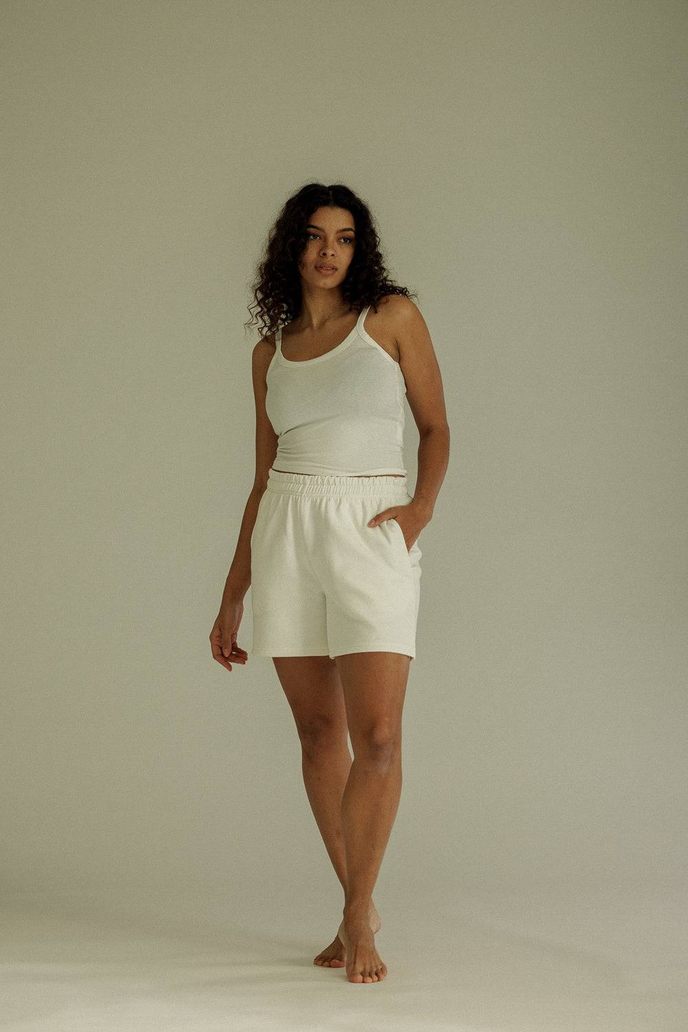 Karo Kauer Jogger Shorts Sandshell Sonderangebote