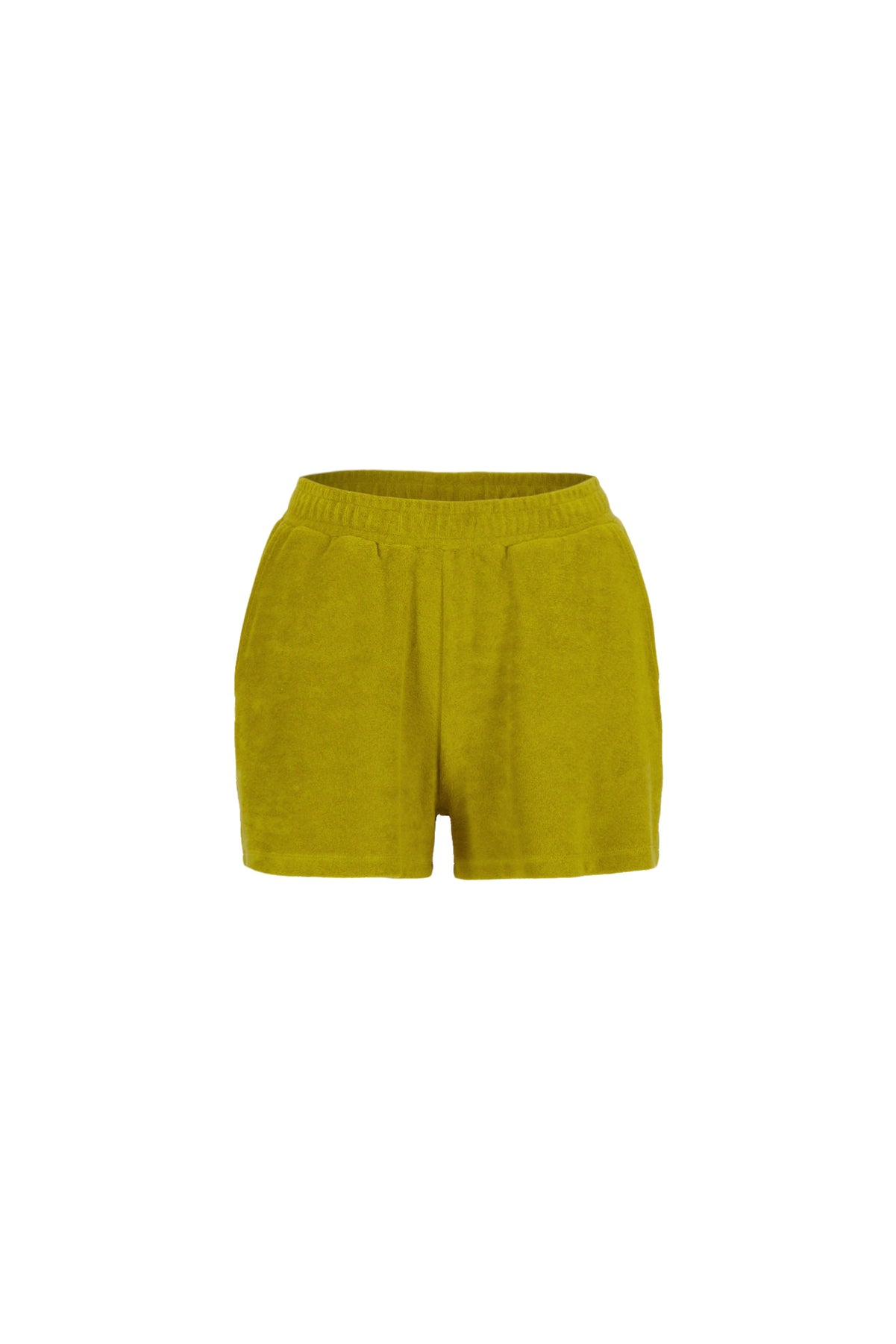 Karo Kauer Frottee Shorts Olive Riesige Ersparnisse