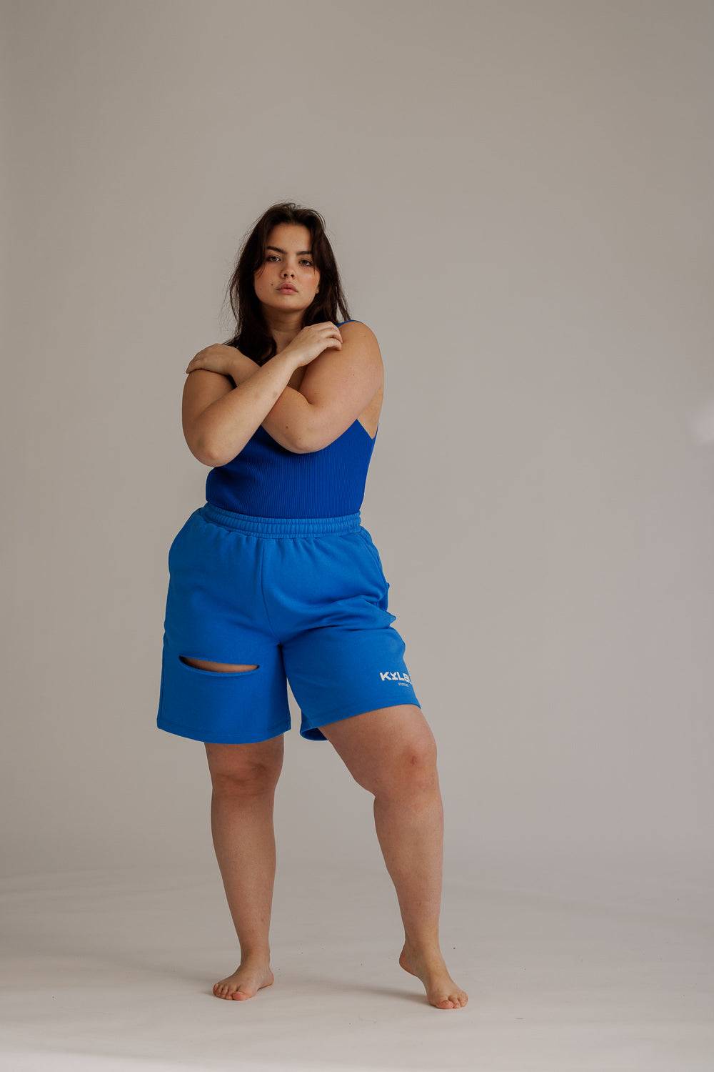 Karo Kauer Long Shorts Sonic Blue Wochenangebot