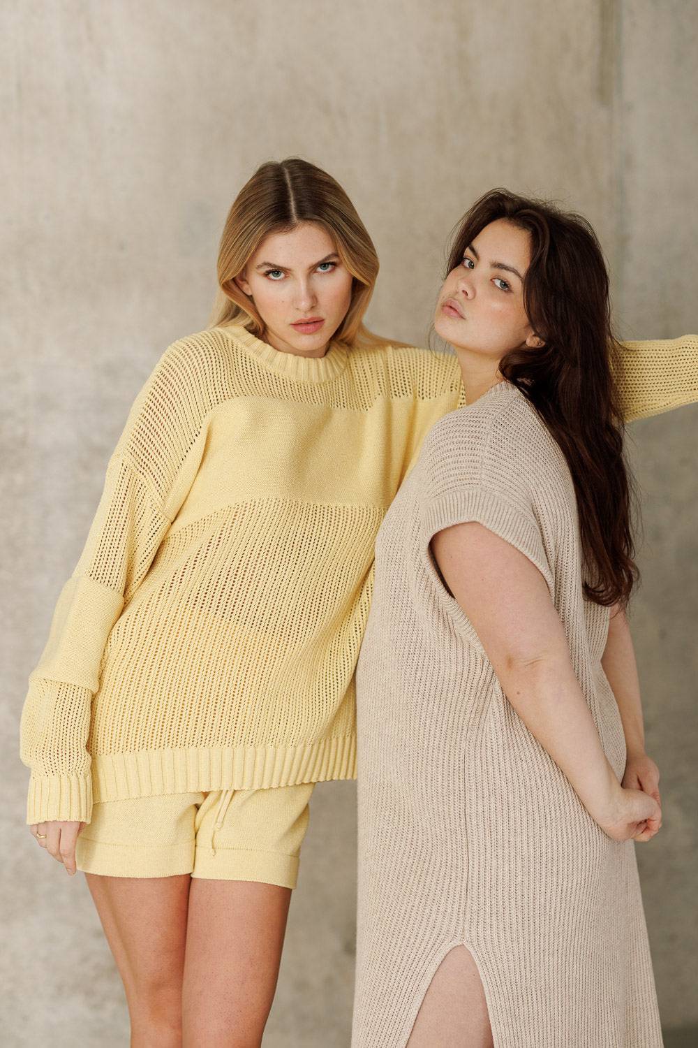 Karo Kauer Knit Shorts Light Yellow Kostenlose Rückgabe