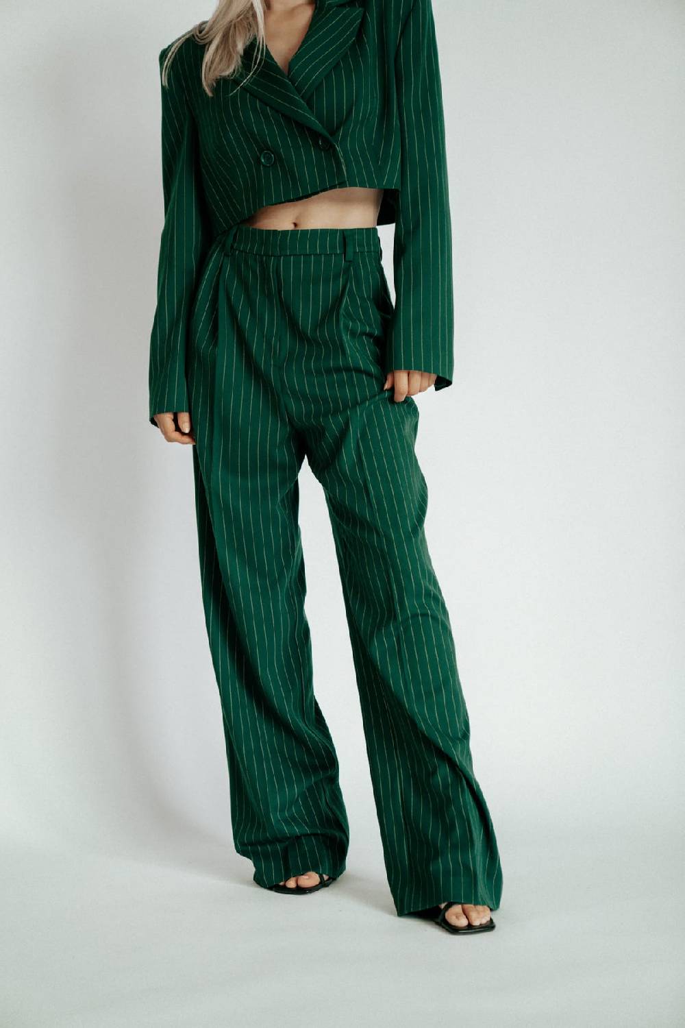 Karo Kauer Formal Pants Sapphire Green JETZT KAUFEN