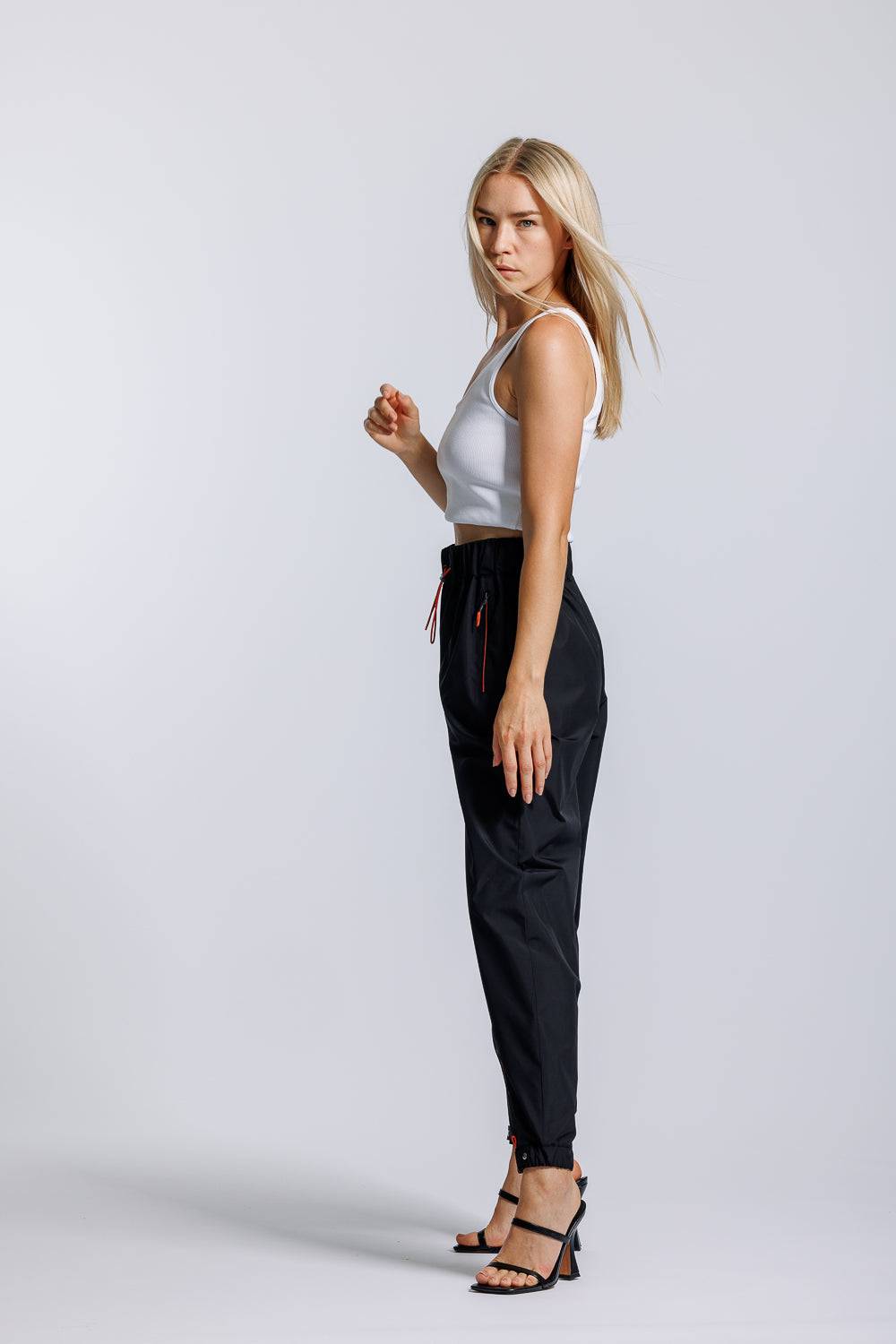 Karo Kauer Trackpants Black Neueste Stile