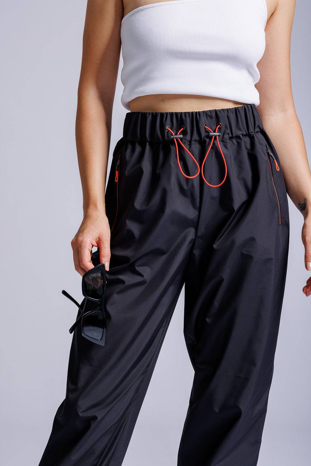 Karo Kauer Trackpants Black Neueste Stile