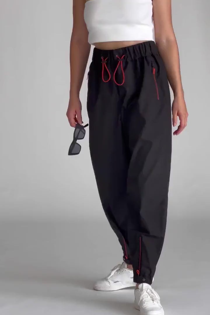 Karo Kauer Trackpants Black Neueste Stile