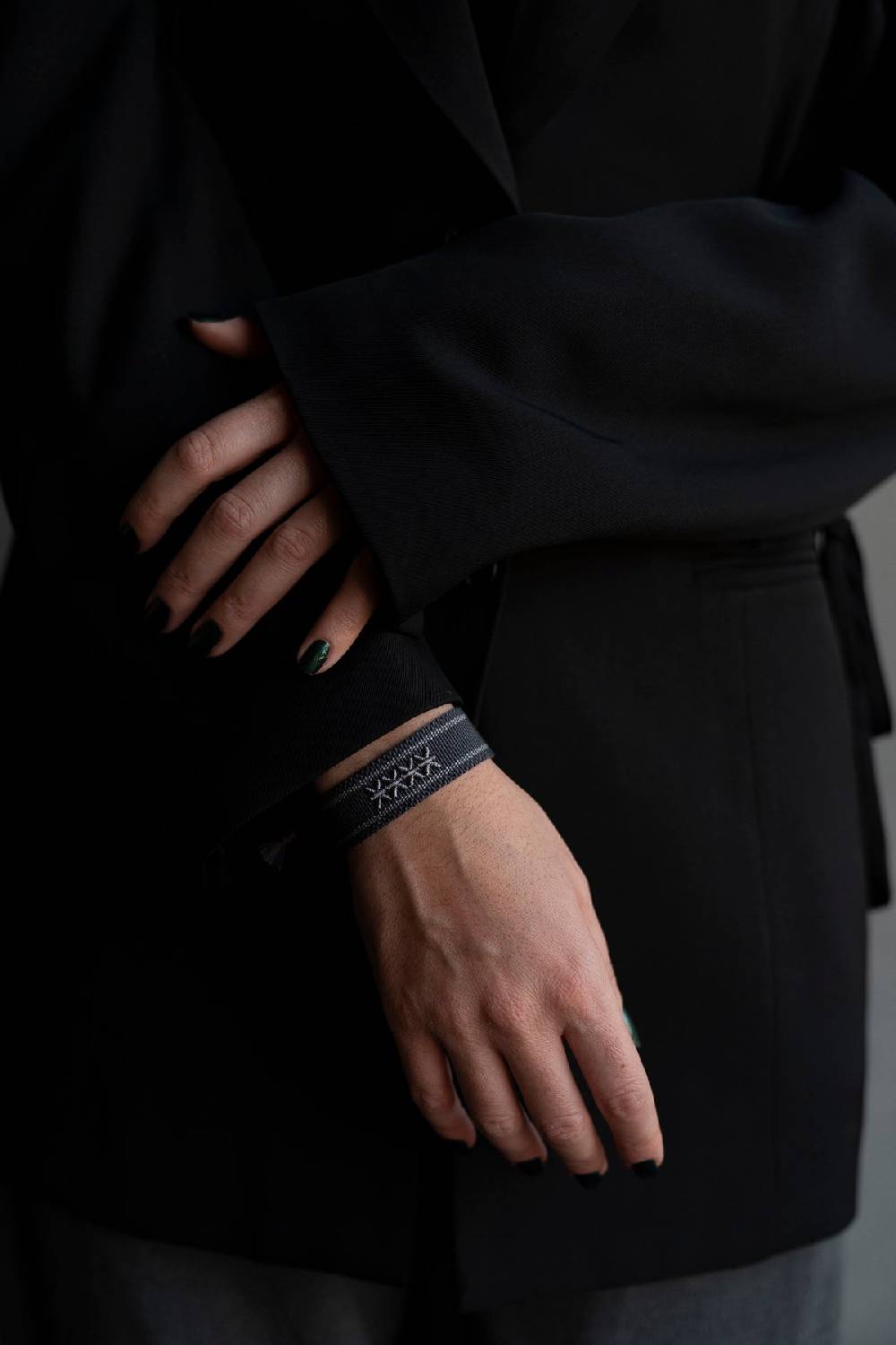 Karo Kauer Bracelet Stone Grey Nur für heute