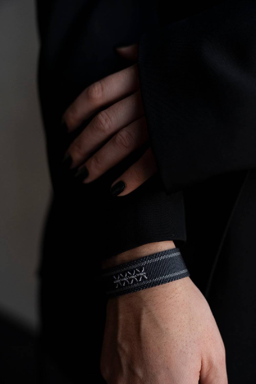 Karo Kauer Bracelet Stone Grey Nur für heute