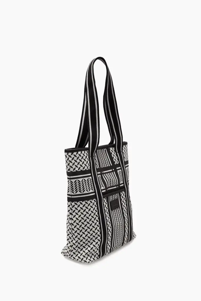 Lala Berlin Tote Carmela 2.0 canvas heritage stripe black Lagerräumung