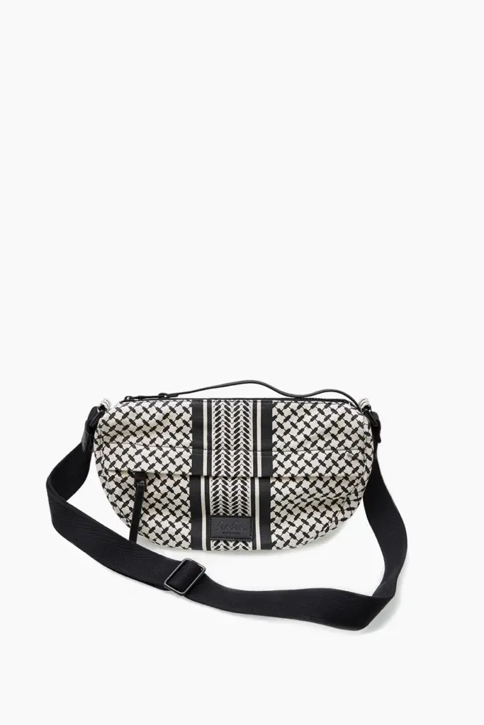 Lala Berlin Crossbody Melly canvas heritage stripe black Top Angebot