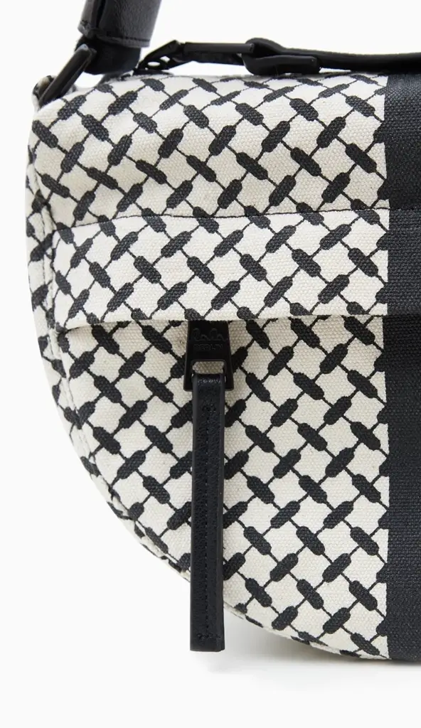 Lala Berlin Crossbody Melly canvas heritage stripe black Top Angebot
