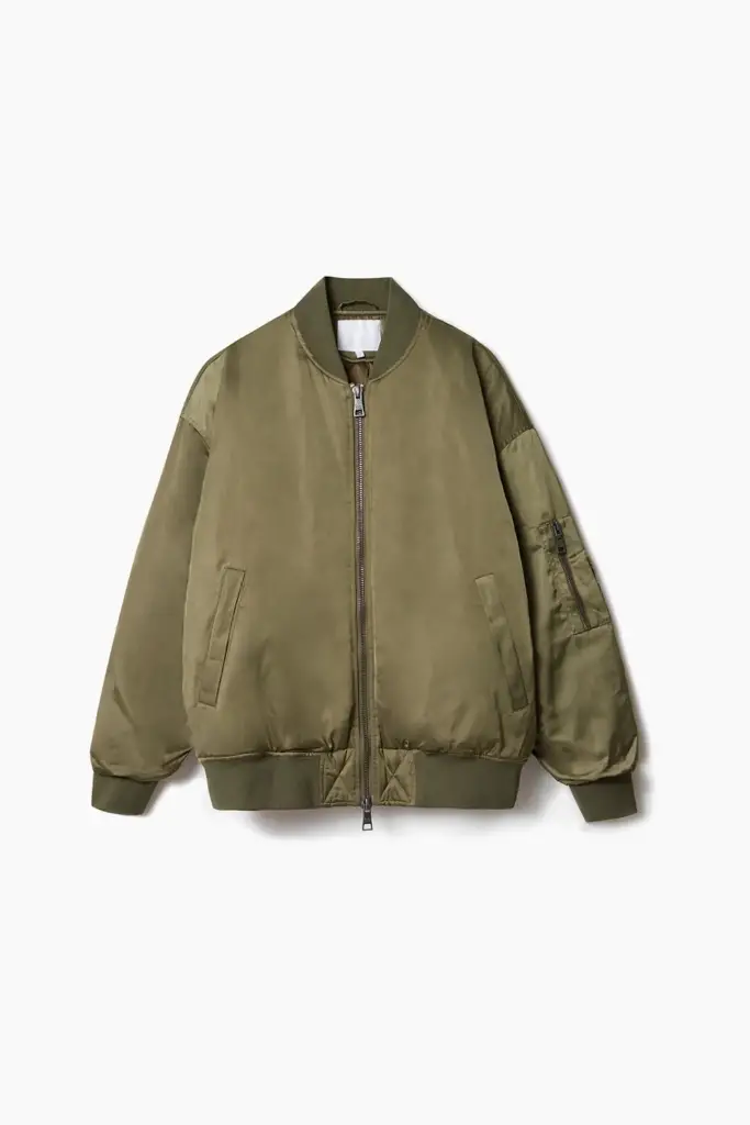 Lala Berlin Jacket Jalou nylon olive Große Rabatte