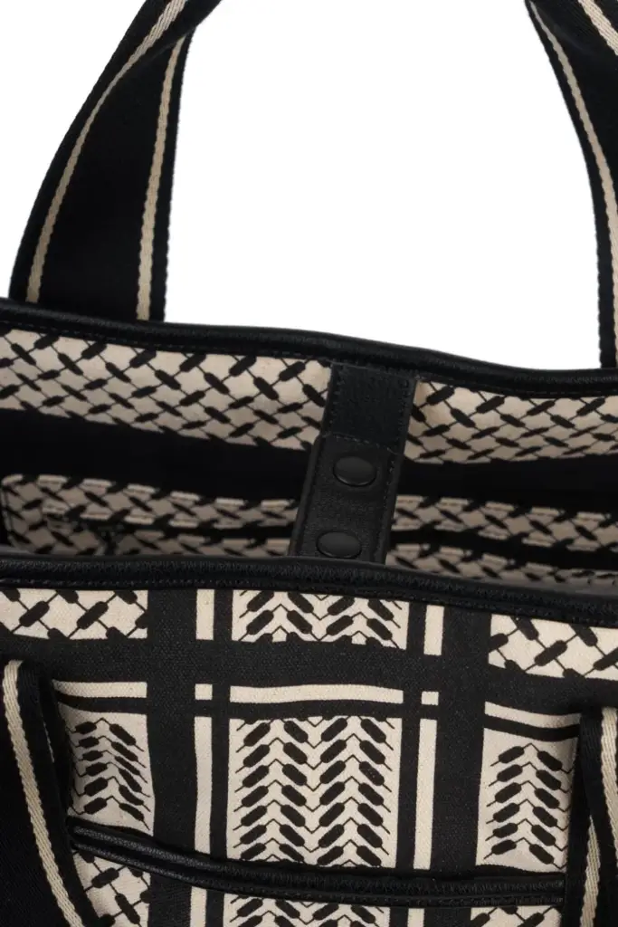 Lala Berlin East West Tote Marin canvas heritage stripe black Super Sparpreis