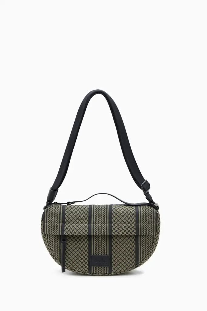 Lala Berlin Crossbody Melly canvas olive/black Wochenangebot
