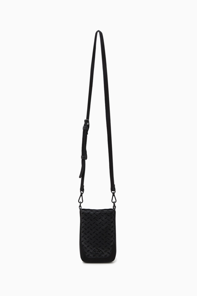 Lala Berlin Flat Crossbody Milwa grainy vegan leather black Begrenzte Freigabe