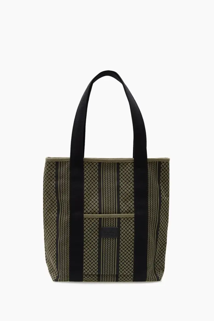 Lala Berlin Tote Carmela canvas olive/black Letzte 3 Tage
