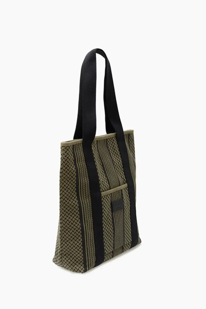 Lala Berlin Tote Carmela canvas olive/black Letzte 3 Tage
