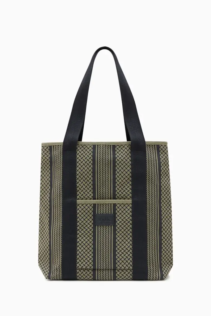 Lala Berlin Tote Carmela canvas olive/black Letzte 3 Tage