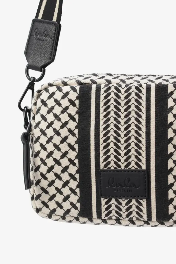 Lala Berlin Crossbody Milly canvas heritage stripe black Letzter Tag