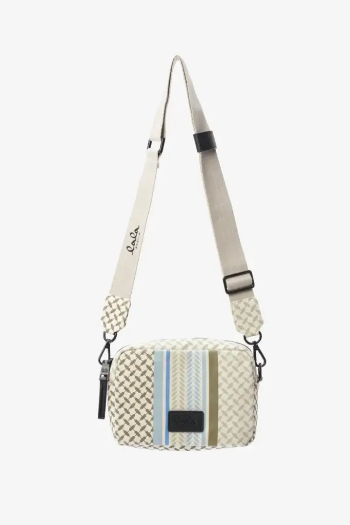 Lala Berlin Crossbody Milly canvas heritage stripe olive Zeitbegrenzte Promotion