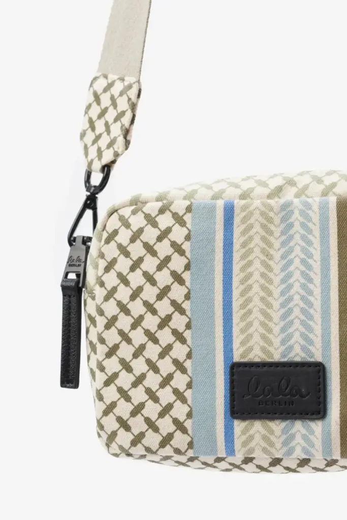 Lala Berlin Crossbody Milly canvas heritage stripe olive Zeitbegrenzte Promotion