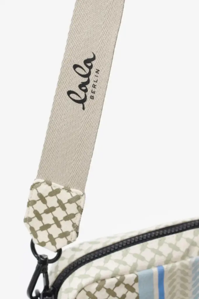 Lala Berlin Crossbody Milly canvas heritage stripe olive Zeitbegrenzte Promotion