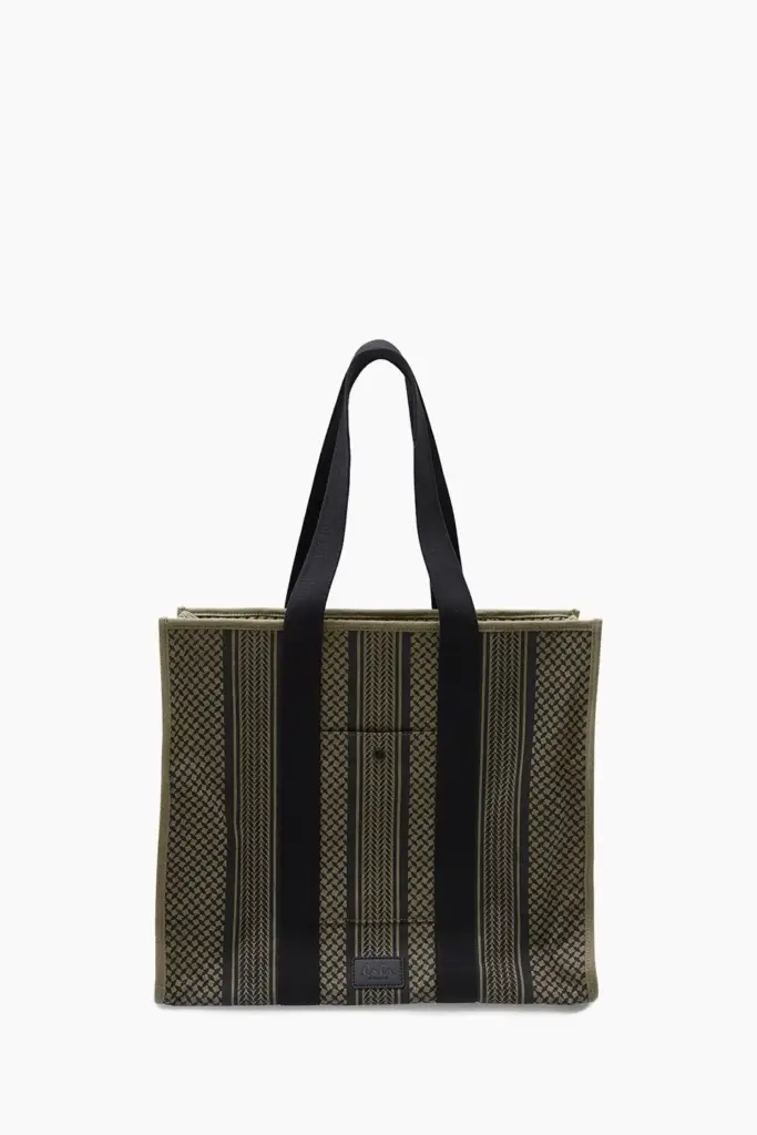 Lala Berlin Shopper Mason canvas olive/black Bis zu 60% Rabatt