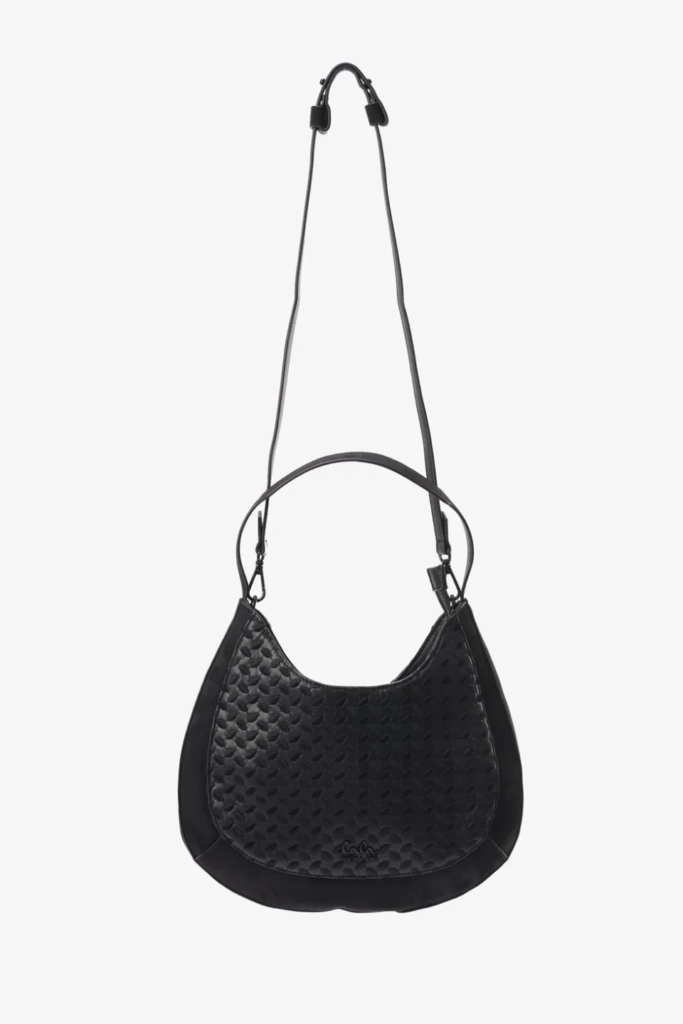 Lala Berlin Crossbody Moni vegan leather heritage embroidery black Nur für heute