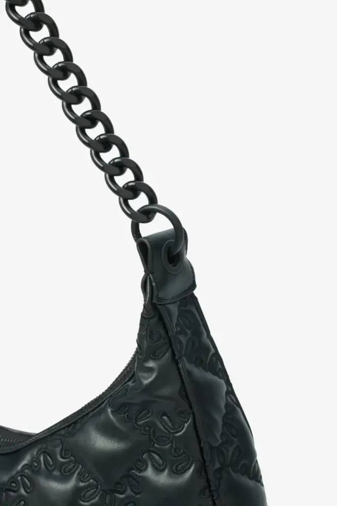 Lala Berlin Shoulderbag Mewis vegan leather lalagram black Super Rabatt