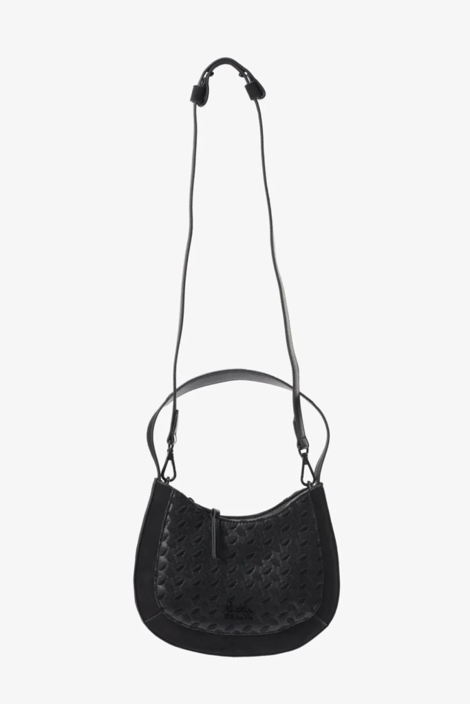 Lala Berlin Mini Shoulderbag Mesca vegan leather heritage embroidery black Speichern exportieren
