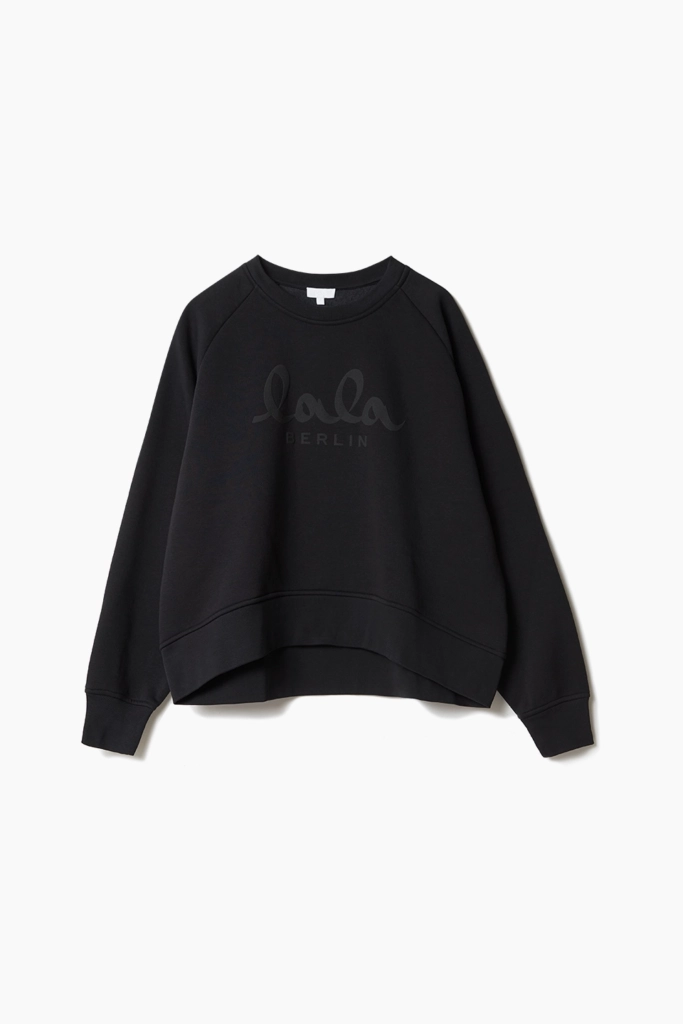 Lala Berlin Sweatshirt Ijora cotton black 50% Rabatt für begrenzte Zeit