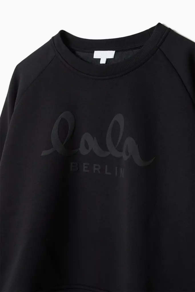 Lala Berlin Sweatshirt Ijora cotton black 50% Rabatt für begrenzte Zeit