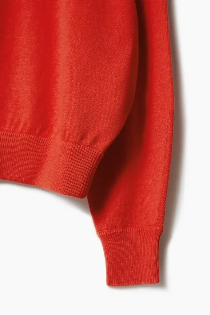 Lala Berlin Jumper Kira cotton mix hot orange Rabatte dieses Monats