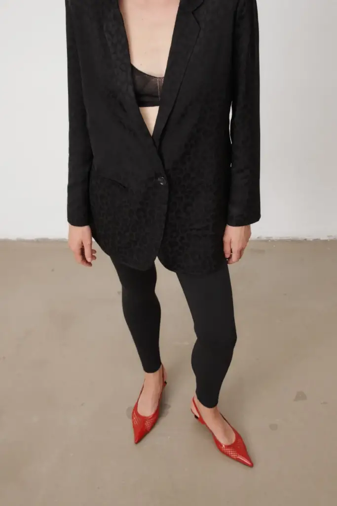Lala Berlin Leggins Leonie cotton black Hotsell