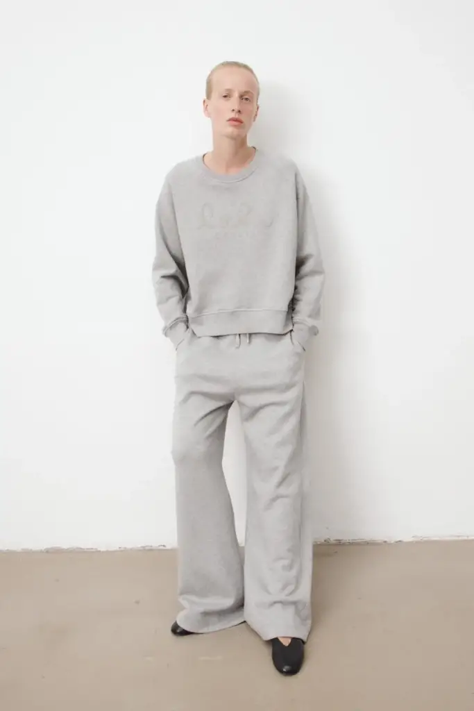 Lala Berlin Sweatpants Pylo cotton heather grey Schlussverkauf