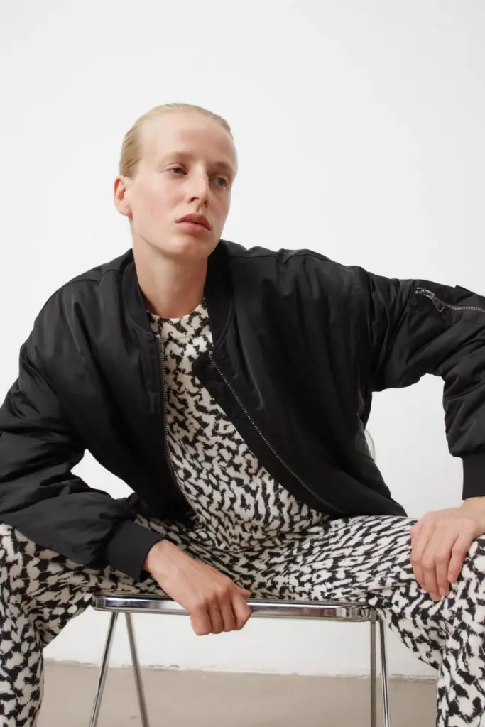 Lala Berlin Jacket Jalou nylon black Fabrikverkauf
