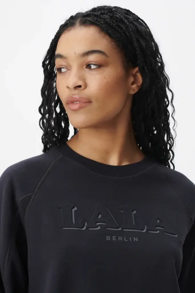 Lala Berlin Sweatshirt Ipara cotton mix black Meist gekauft