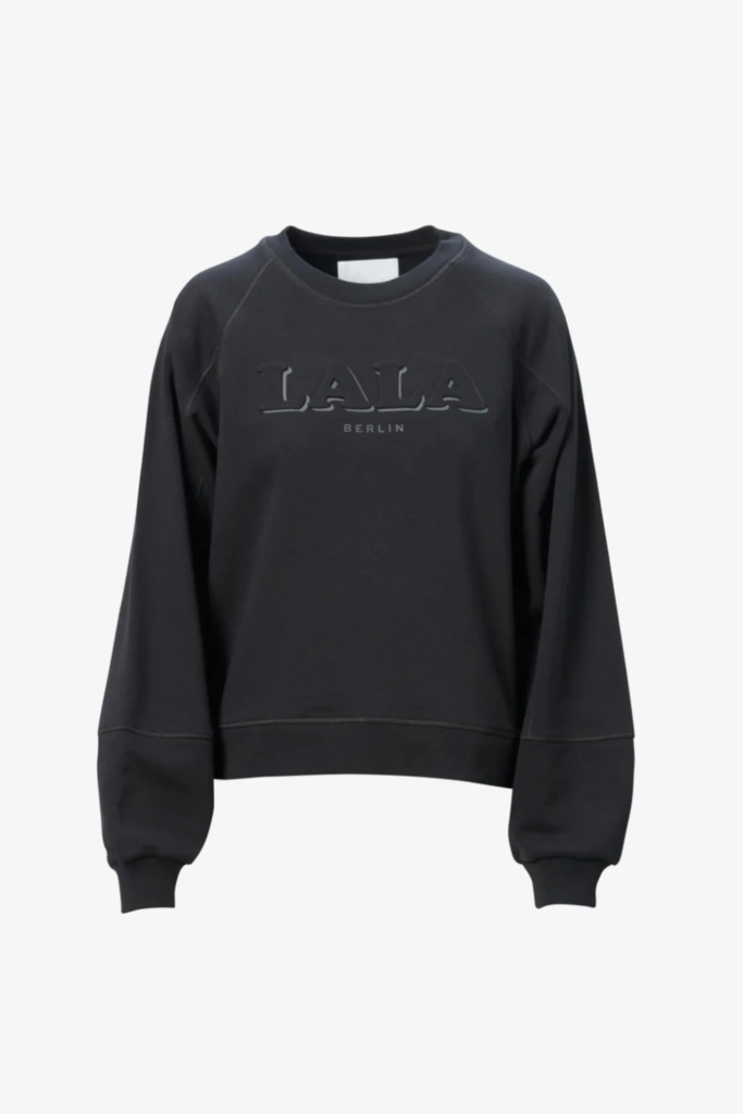 Lala Berlin Sweatshirt Ipara cotton mix black Meist gekauft