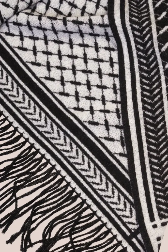 Lala Berlin Poncho Trinity Classic cashmere black/white Kostenloser Versand