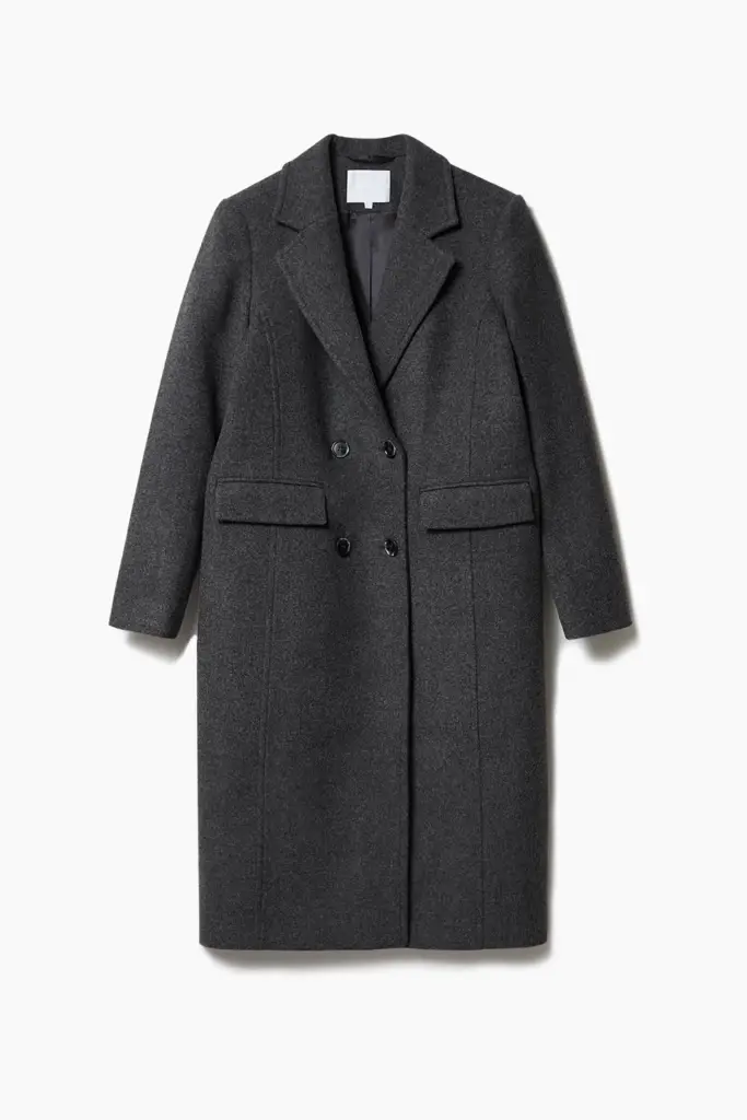 Lala Berlin Coat Cosima wool mix dark grey Sonderangebot