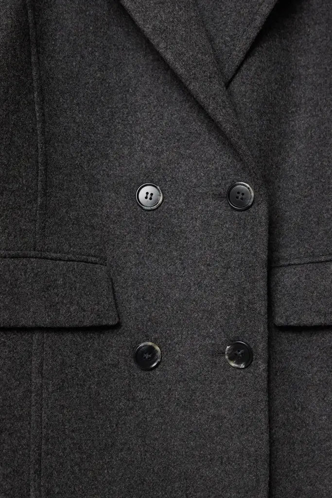 Lala Berlin Coat Cosima wool mix dark grey Sonderangebot