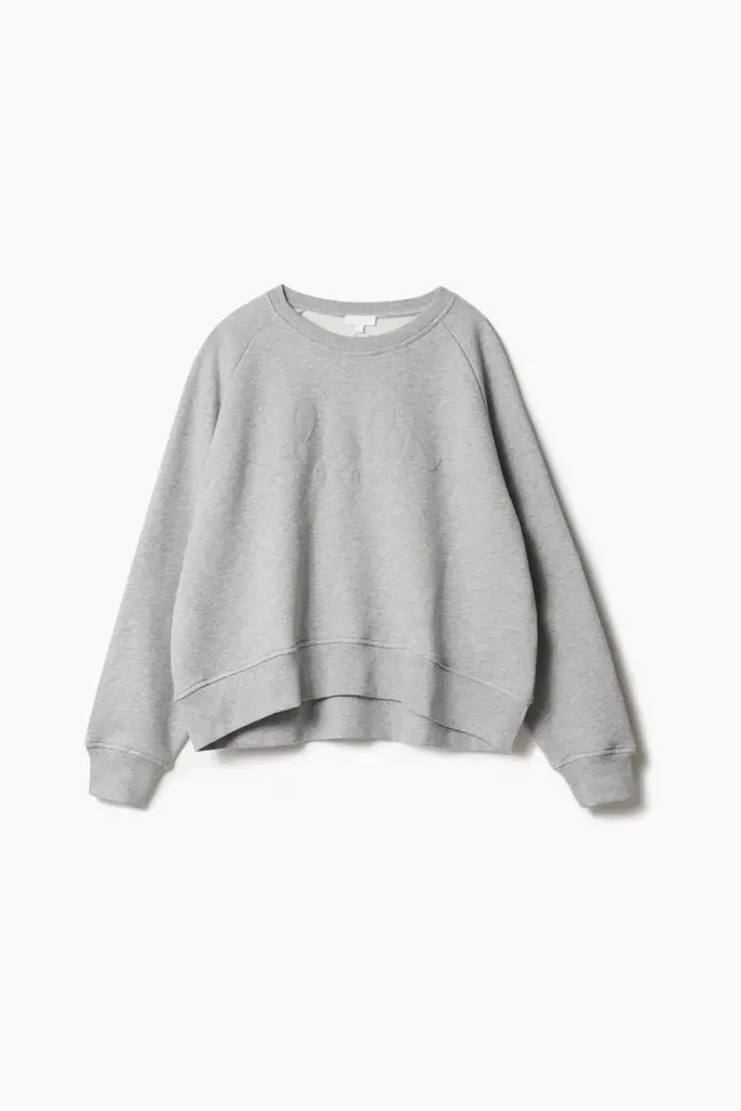 Lala Berlin Sweatshirt Ijora cotton heather grey Großer Ausverkauf